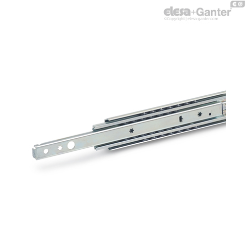 GN 1424 Telescopic slides | Elesa+Ganter